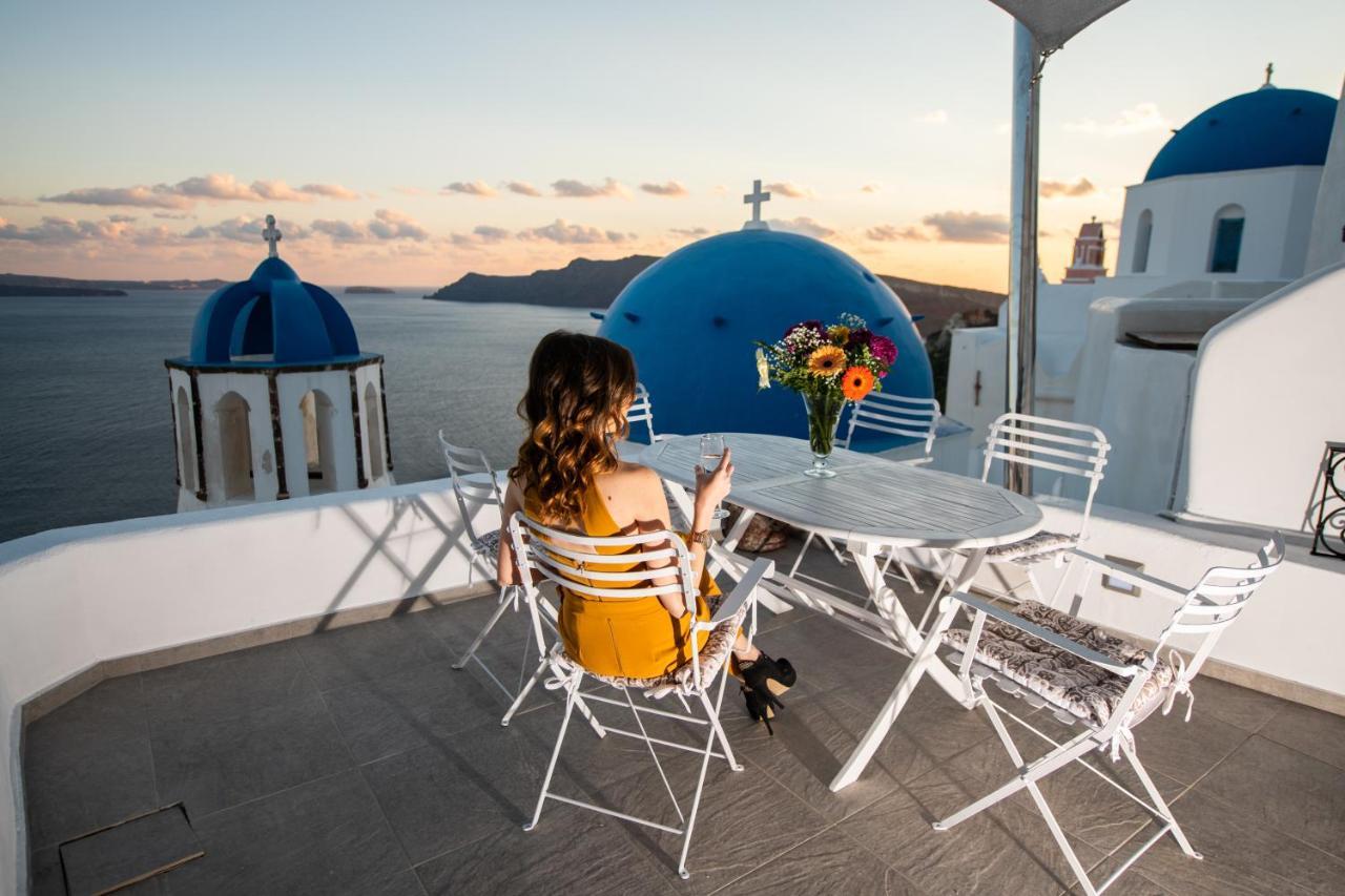 Villa Santo Blue Horizon Blue Domes View à Oia  Extérieur photo